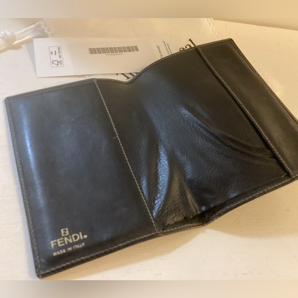 Vintage FENDI Leather Billfold